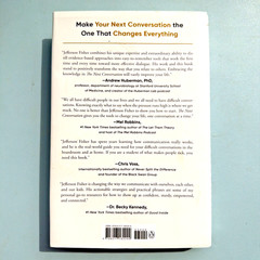 Jefferson Fisher .The Next Conversation. Argue Less . Signed edition. LIKE NEW