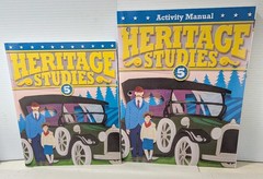 BJU Press Heritage Studies Grade 5 Textbook & Activity Manual Set New FREE SHIPP