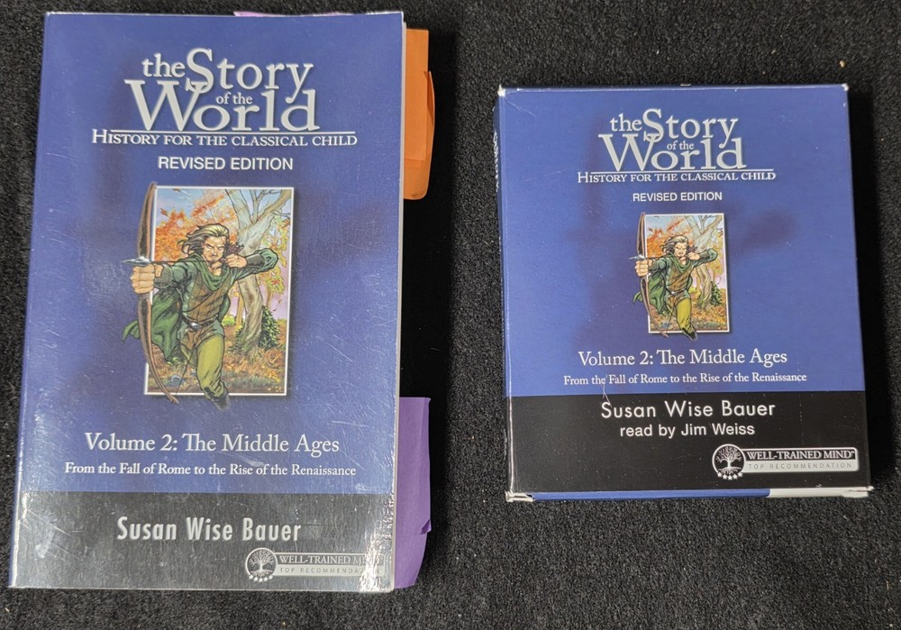 Story of the World Vol 2: The Middle Ages – Bauer – Book + Full Audio CD Set!