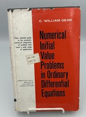 Numerical Initial Value Problems…By C. William Gear (1971) 1st Ed. HC DJ