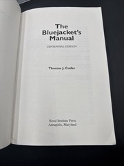 The Blue Jacket’s Manual Department of the Navy Paperback Book by Thomas Cutler