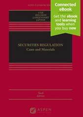 Securities Regulation: Cases and Materials – Hardcover, by James D. Cox; – Good