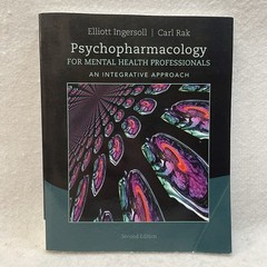 Psychopharmacology for Mental – Paperback, by Ingersoll R. Elliott; – Good