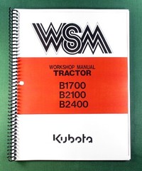 Kubota B2100 Workshop Manual: 466 Pages & Protective Covers!