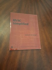 HVAC Simplified : Including Spreadsheet Tools on CD by Stephen P. Kavanaugh…