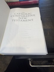 THE CATHOLIC COMPARATIVE NEW TESTAMENT By Oxford University Press Hardcover EUC