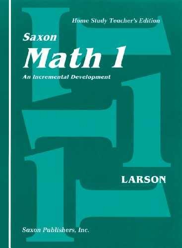 Teacher’s Manual 2001: 1st Edition – Spiral-bound, by LARSON – Acceptable n
