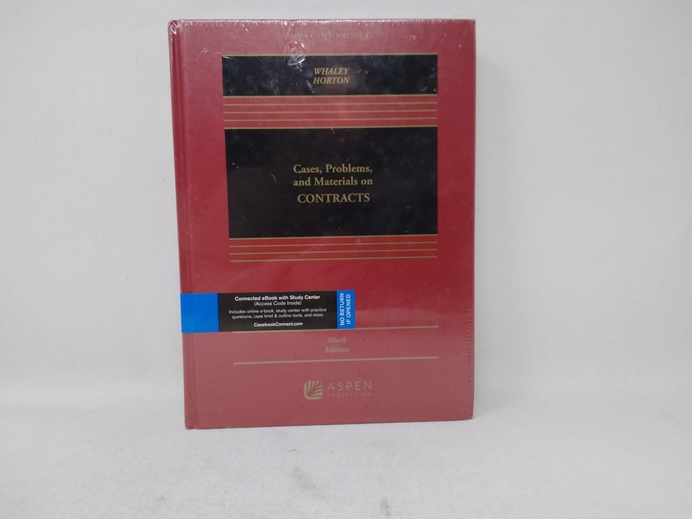 Aspen Casebook Series: Cases, Problems, and Materials on Contracts 9th Ed.