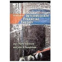 Intermediate Financial Theory (Academic Press Advanced Finance) by