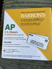 Lot of 3 BARRONS AP Environmental Science Flashcards 4th Edition + US History