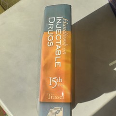 Handbook on Injectable Drugs 15th Ed Hardcover (2009) Lawrence A. Trissel