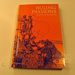 Ruling Passions: A Theory of Practical Reasoning Simon Blackburn Oxford (2000)