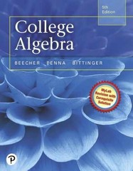College Algebra – Hardcover, by Beecher Judith; Penna Judith; – Acceptable