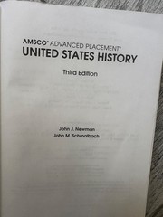Advanced Placement United States History, 4th Edition by John J. Newman and…