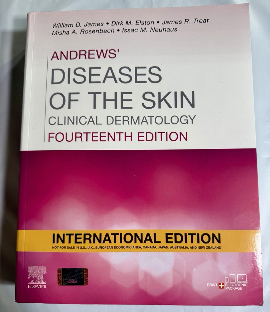 Andrews’ Diseases of the Skin / Fourteenth Edition 2025 Publish w/E-Print Code!