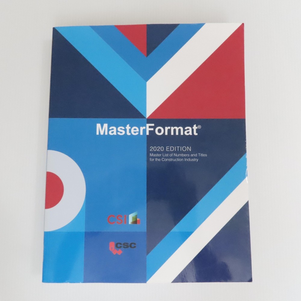 MasterFormat 2020 Edition Master List Numbers & Titles for Construction Industry