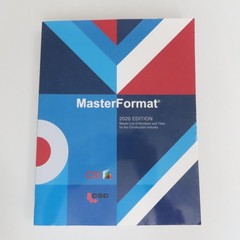 MasterFormat 2020 Edition Master List Numbers & Titles for Construction Industry