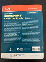 BOOK ALONE: Nancy Caroline’s Emergency Care in the Streets 9e Volume 1 : . by…