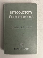 Introductory Combinatorics by Brualdi Richard – 1977 Vintage H/C