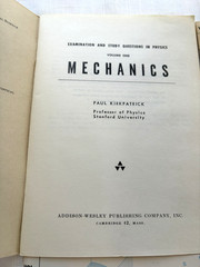 1956 Addison-Wesley Exam Series Physics Mechanics, Heat, Electricity, Atomics