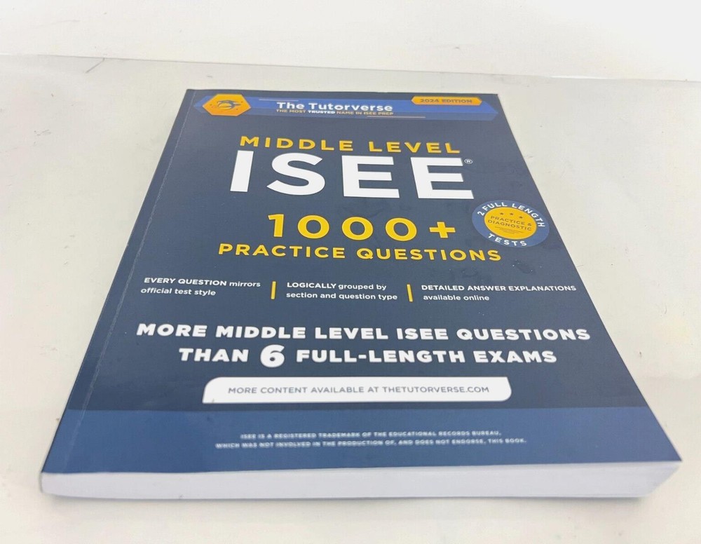 Middle Level ISEE: 1000+ Practice Questions by The Tutorverse | SOME PAGES DONE