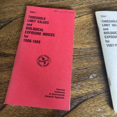 ACGIH Booklet Lot 10x Threshold Limit Values TLV BEIs 1982-1994 Vintage