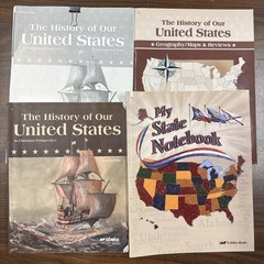 Abeka History of our United States Set Lot 4th Edition Teacher Student Tests
