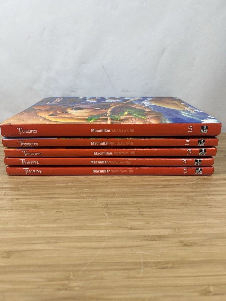 Macmillan McGraw-Hill Treasures Grade 1 Hardcover Student Set 1.1–1.5