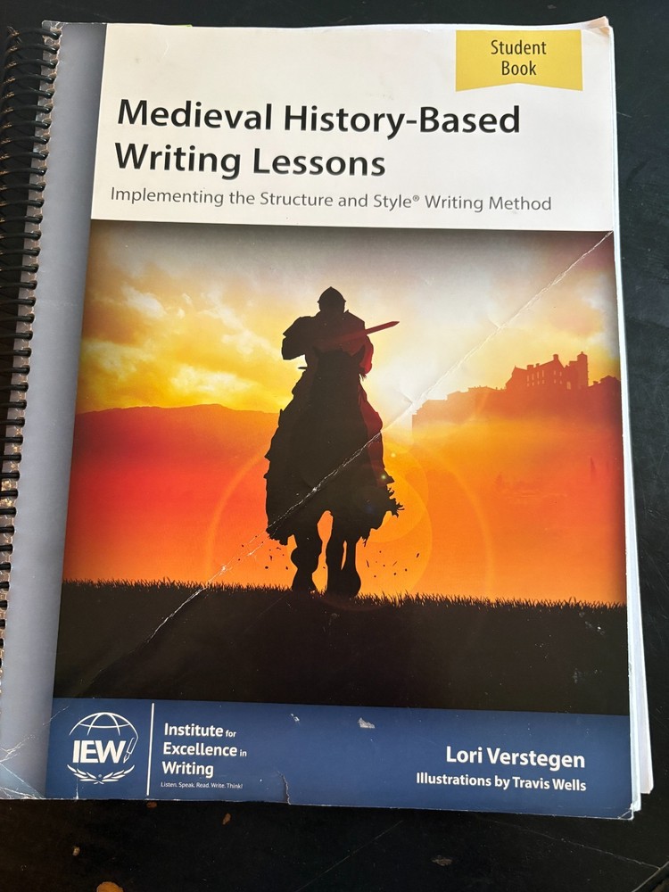 IEW Medieval History-Based Writing Lessons Student Book 5th Edtiion
