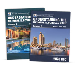 Mike Holt`s Understanding the NEC Vol.1 and 2 textbooks, 2020 NEC