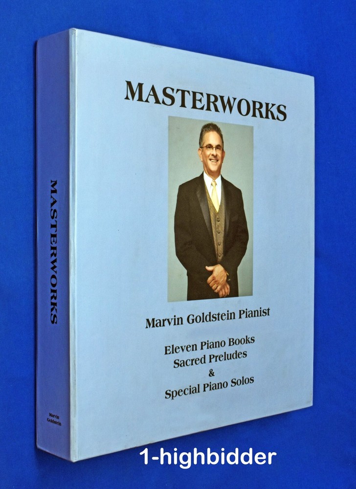 Masterworks: Marvin Goldstein Pianist Spiral-Bound 11 Songbooks in One! LDS
