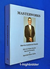 Masterworks: Marvin Goldstein Pianist Spiral-Bound 11 Songbooks in One! LDS