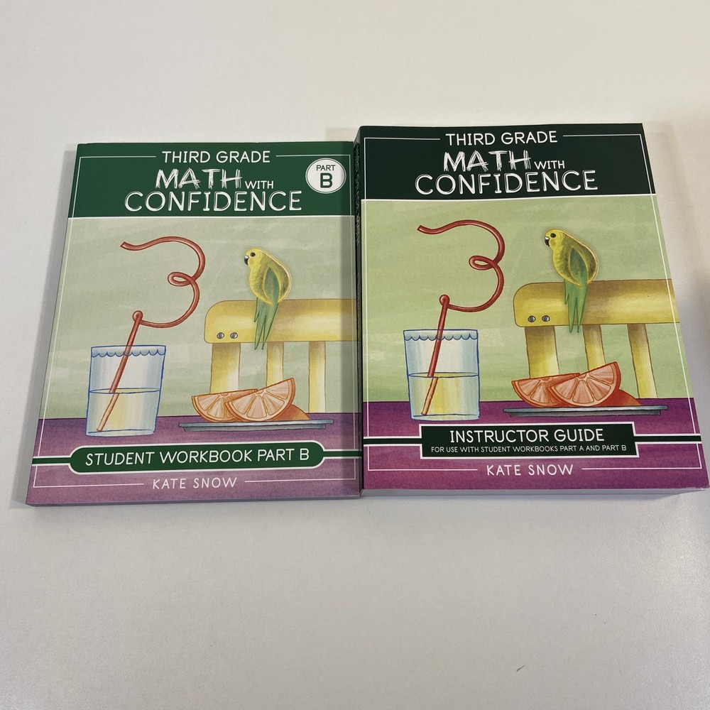 2 Third Grade Math with Confidence Student Workbook Part B & Instructor Guide