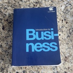 OpenStax Introduction to Business Textbook Paperback