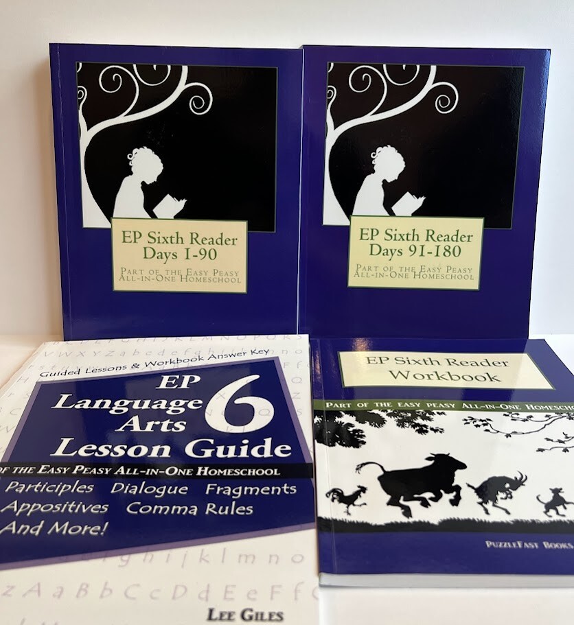 Ep Reader Set: EP Sixth Reader Days 1-90/21-180 Workbook and Lesson Guide