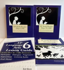 Ep Reader Set: EP Sixth Reader Days 1-90/21-180 Workbook and Lesson Guide
