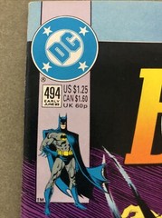Batman #494 (1993) 9.2 NM DC Key Issue Comic Book Joker Cover Knightfall 5