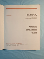 Interplay : The Process of Interpersonal Communication by Lawrence 5th Edition