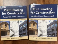 Print Reading for Construction 8th Ed Brown & Dorfmueller Large Print PB