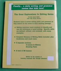 Great Explorations in Editing, Common Sense Press,1995 ALL CLEAN! by LLAL