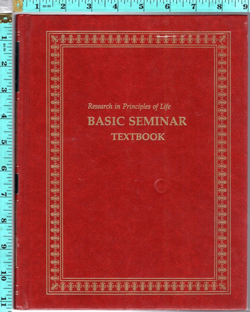 ©1979; 1981 Research in Principles of Life: Basic Seminar Textbook 202 Pages Har