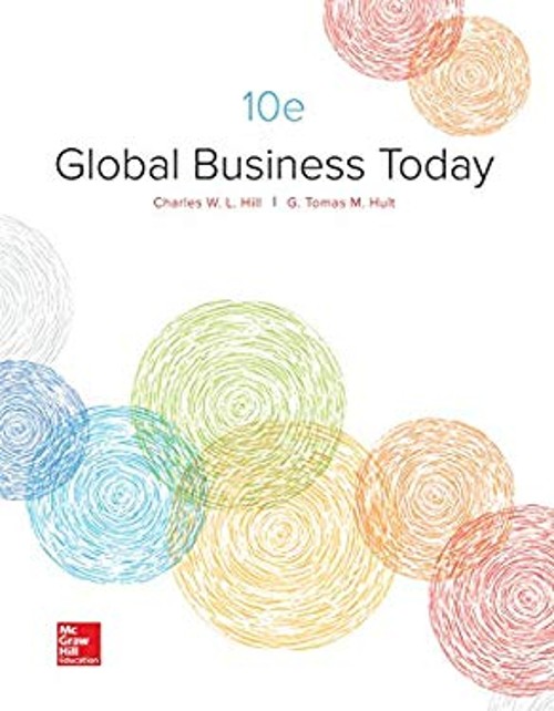 Loose Leaf Global Business Today Ringbound Charles W. L. Hill