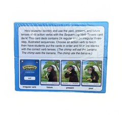 Super Duper Publications: Sequencing Verb Tenses #CRD-78 Flashcards NEW sealed