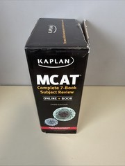 MCAT Complete 7-Book Subject – Paperback, by Kaplan – Acceptable Annotated In