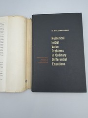 Numerical Initial Value Problems…By C. William Gear (1971) 1st Ed. HC DJ