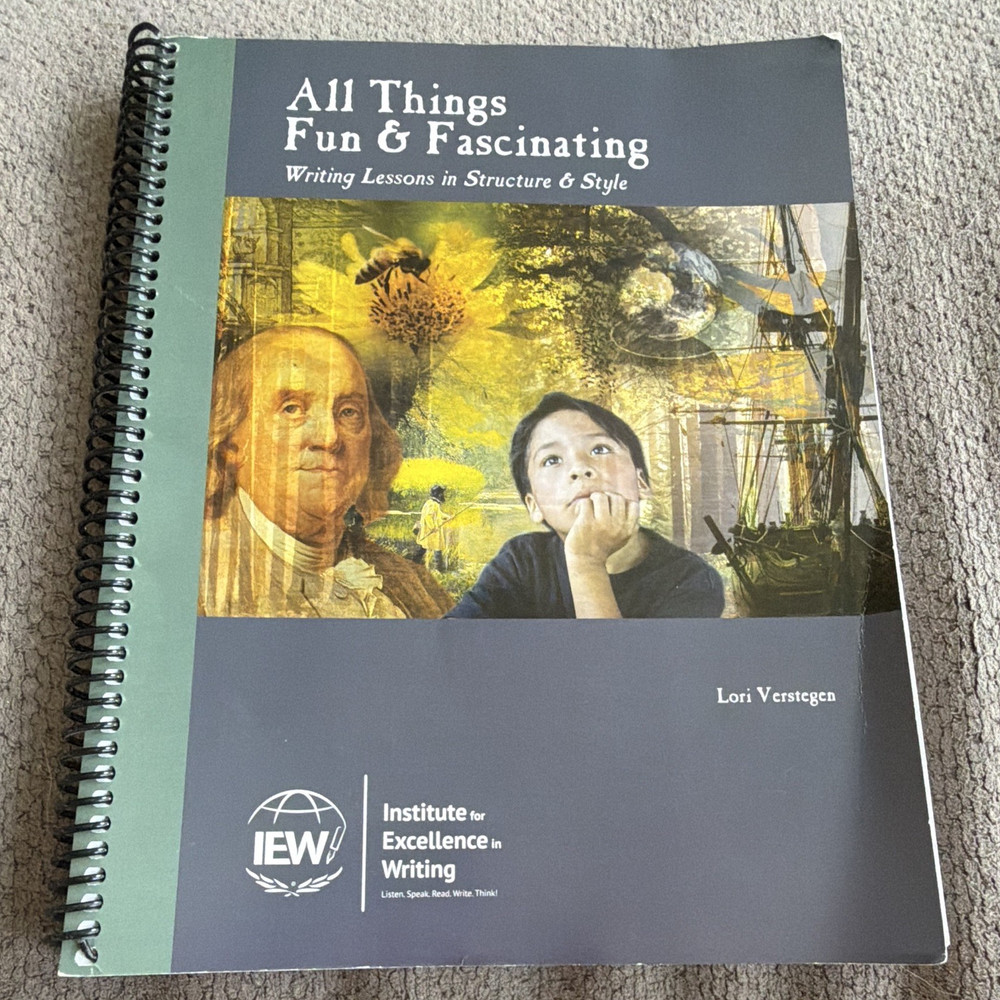 IEW All Things Fun & Fascinating Student Ed Gr 3-5 Spiral