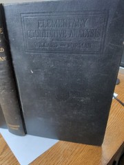 ELEMENTARY QUANTITATIVE ANALYSIS BY WILLARD & FURMAN. 2nd Ed 3rd Printing 1936
