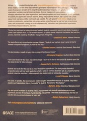 Nonprofit Management by Michael J. Worth 4th Ed Paperback Sage Publishing