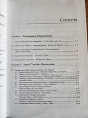Measurement, Instrumentation and Sensors Handbook by J.G. Webster 1999 CRC Press