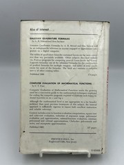 Numerical Initial Value Problems…By C. William Gear (1971) 1st Ed. HC DJ